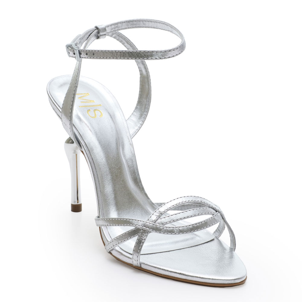 salto m|s salto alto napa cristal prata 035-2